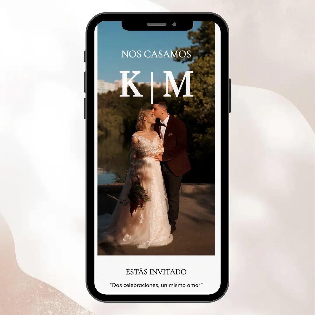 Invitación digital para boda-KM