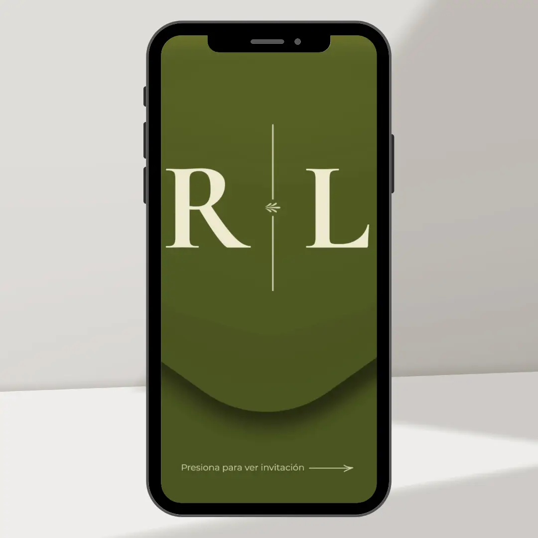 Invitación digital bodas - RL